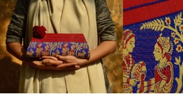 Baluchari Clutch Bag { Q }